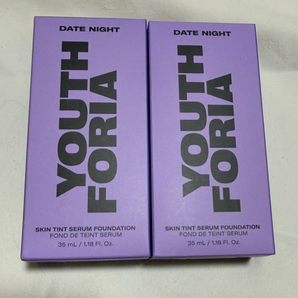Youthforia Date Night Skin Tint Serum Foundation 120 Fair Neutral Cool 35ml NEW